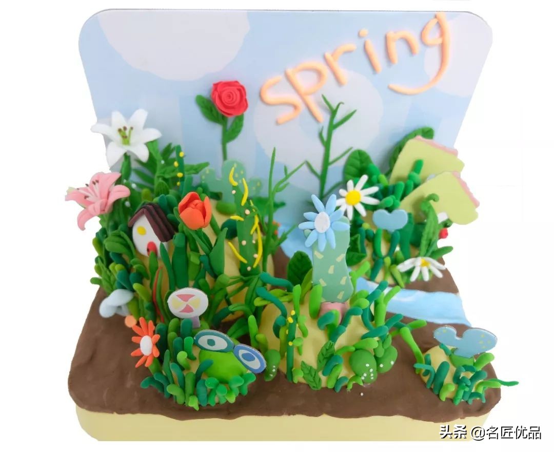 好玩又好看的粘土手工,简单的国庆粘土手工方案