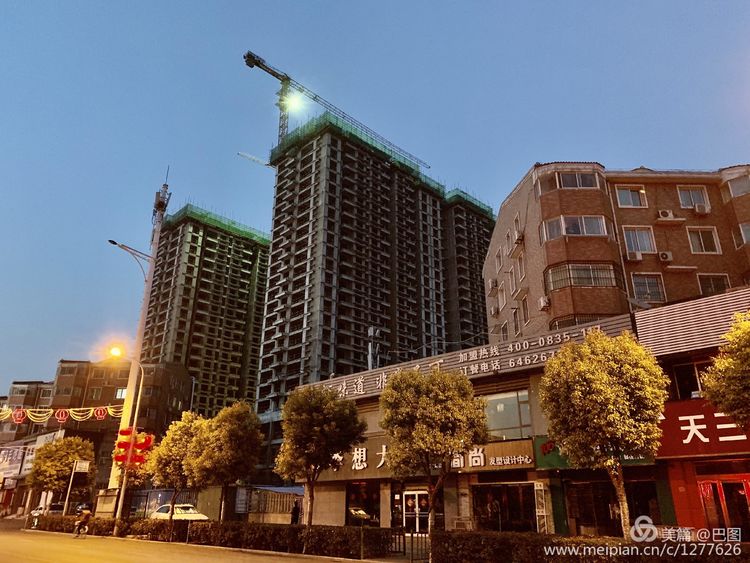 洛阳涧西路边街景,洛阳滨河北路图