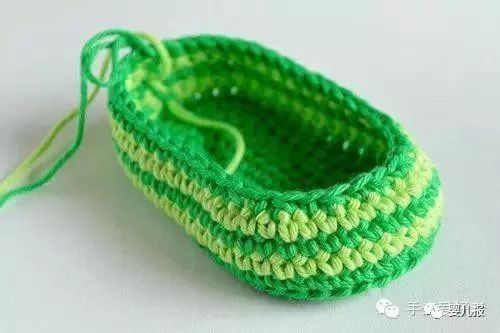 0-6个月宝宝鞋钩针教程图解,一款超可爱的宝宝鞋