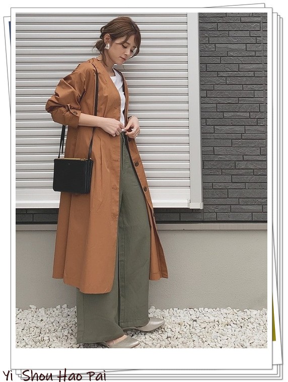 亚麻垂感裤搭配,杏色阔腿亚麻裤的搭配