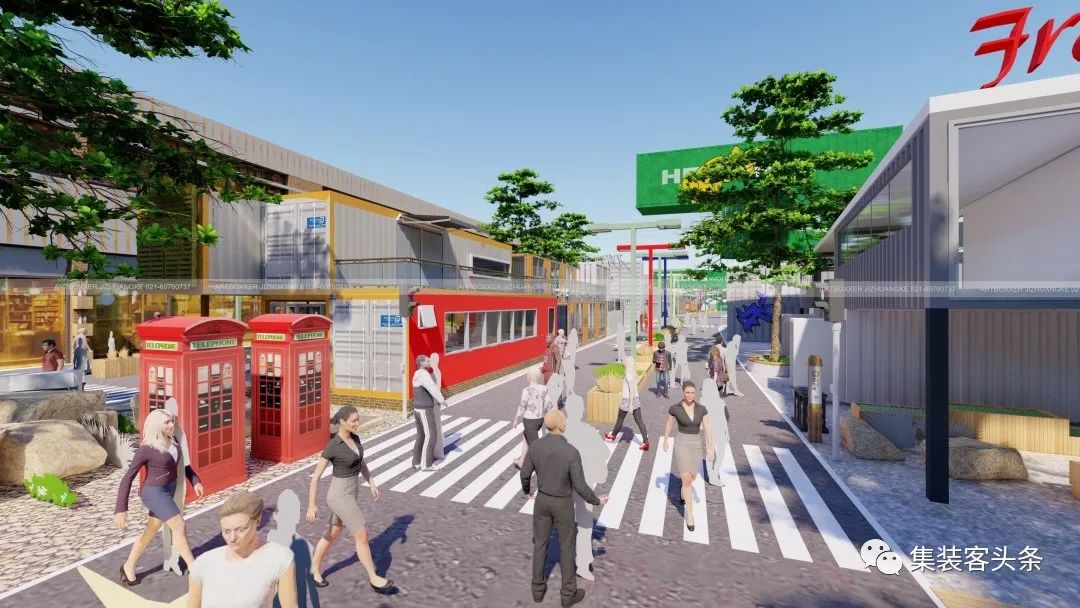 集装箱创意商业,集装箱创意设计商业空间