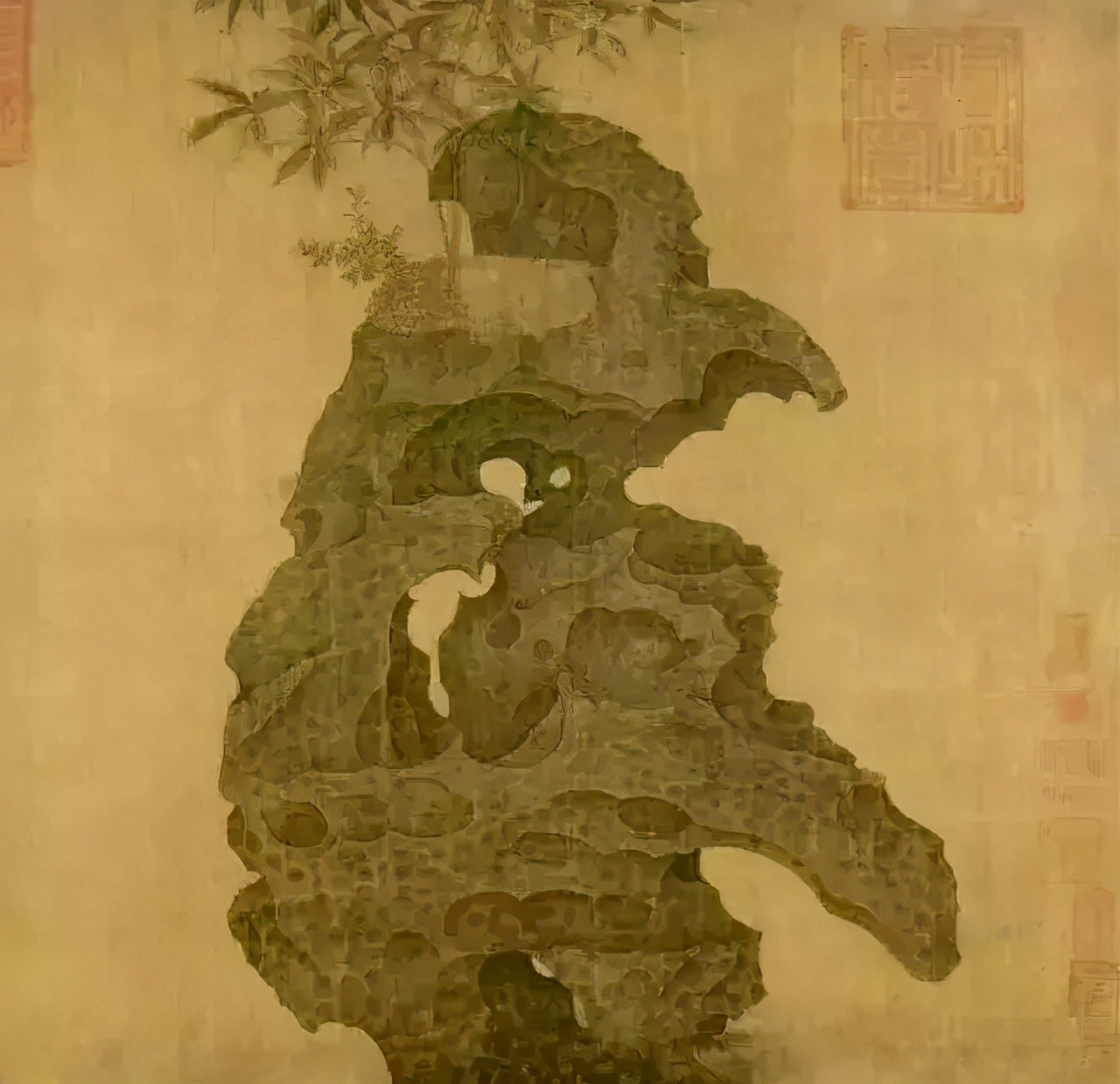 历代中国画中的奇石,中国画奇石作品欣赏