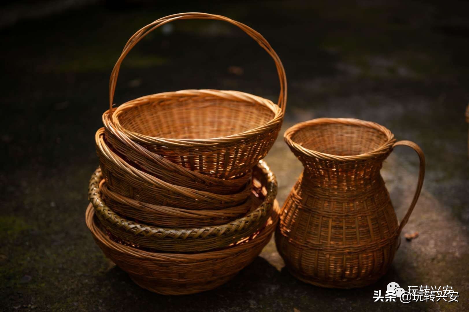 编织老匠人,73岁老人编织手艺