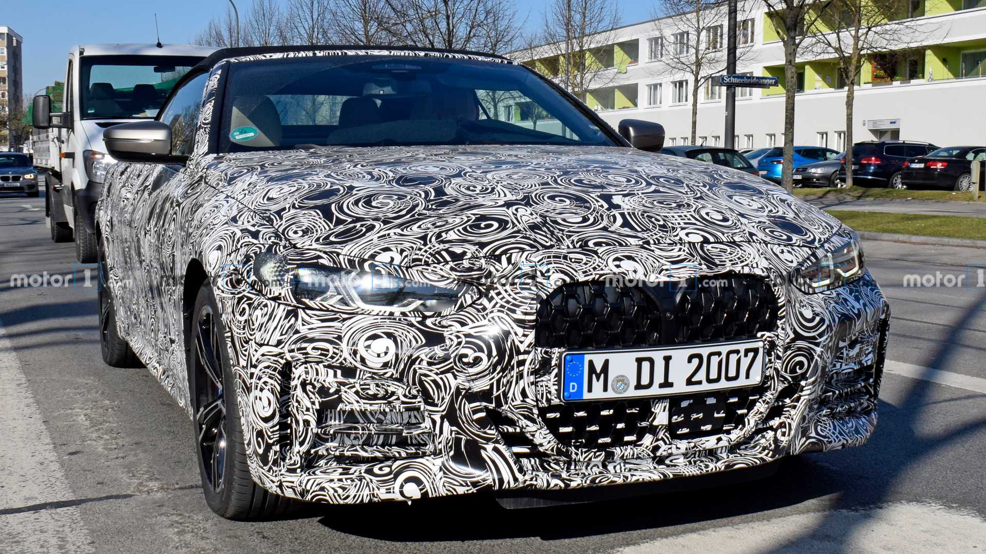 下一代宝马4系硬顶敞篷,宝马大鼻孔4系敞篷版硬顶