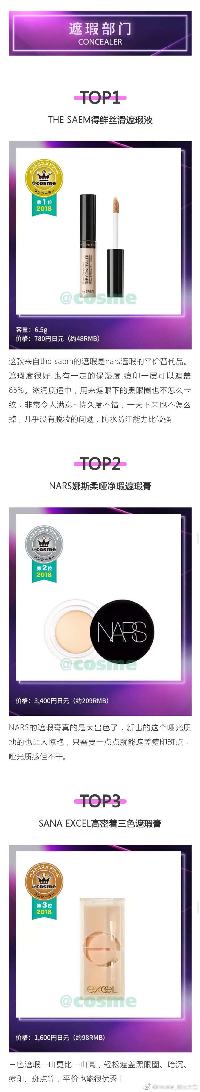 日本cosme美妆大赏直播,日本cosme大赏底妆