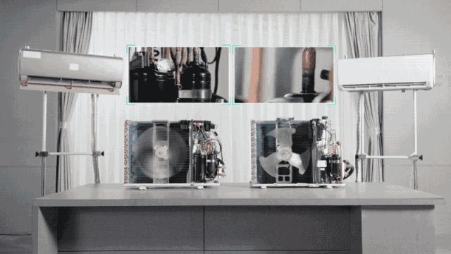 亲测旧空调脏过马桶,旧空调拆机对比评测