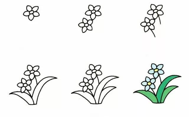 100种简笔画花草的画法高清,教学简笔画植物图片大全