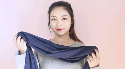 2021最火围巾系法,长方形围巾系法大全简单又好看