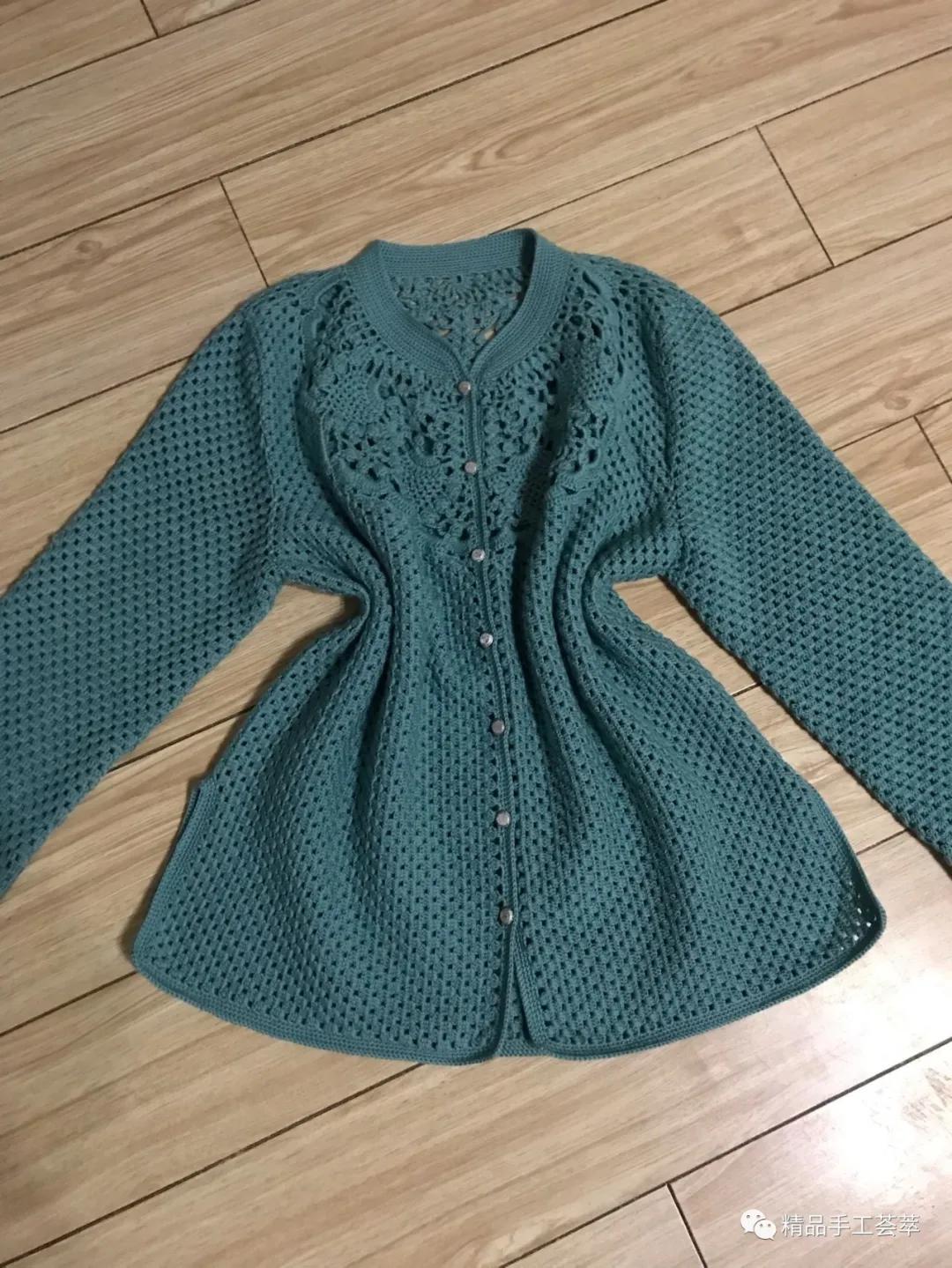 乐织小舍老师的一款中式风格开衫