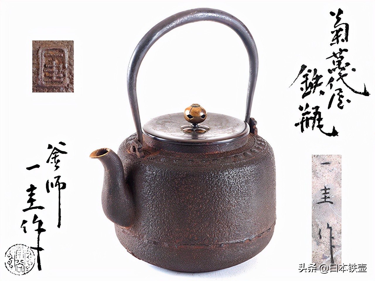 如何挑选铁壶,日本明治时期龙文堂铁壶