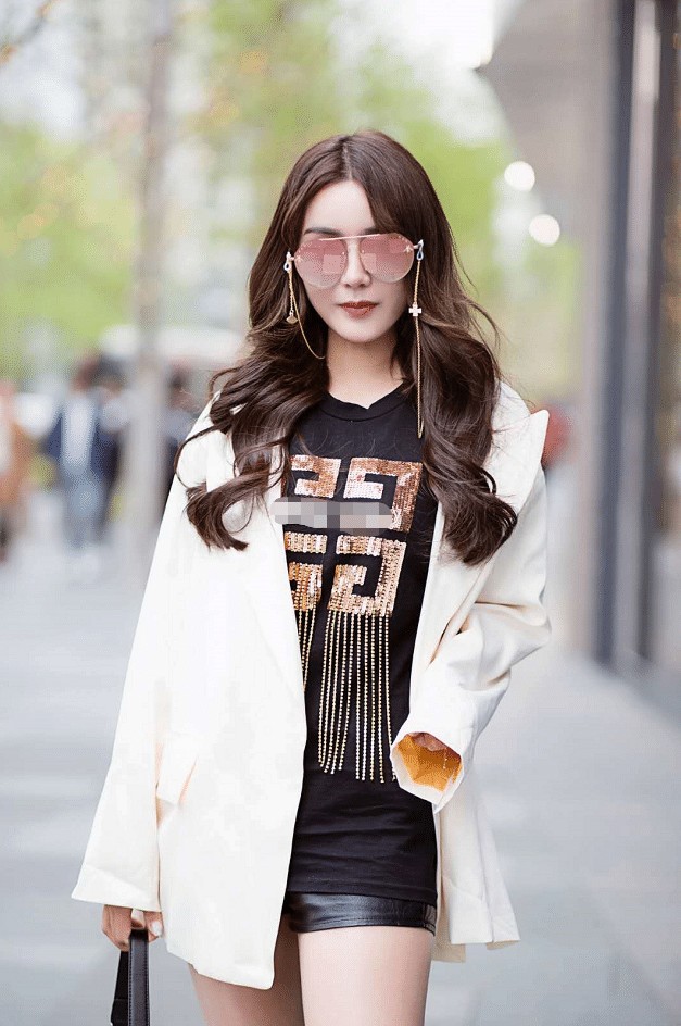 很酷的女生穿西服,穿西服很帅的女生