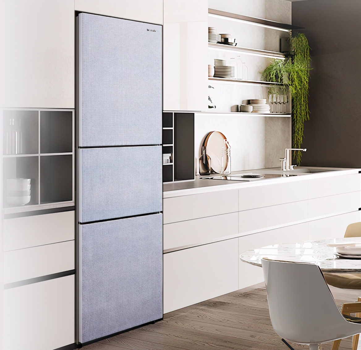 松下270升三门冰箱,松下颜值最高冰箱