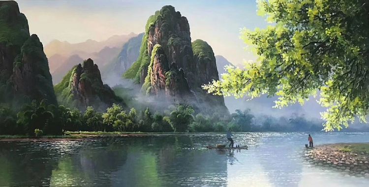 中国小幅油画作品大展作品集,三峡丹青油画作品