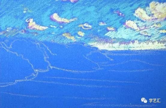 重彩油画棒教程简单,油画棒超美超简单