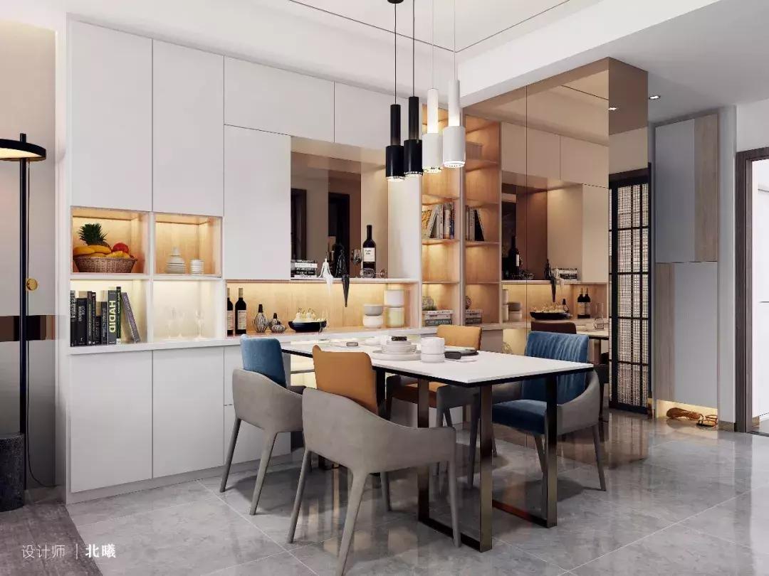 装修108平衣帽间2室一厅,126平主卧带衣帽间和卫生间效果图