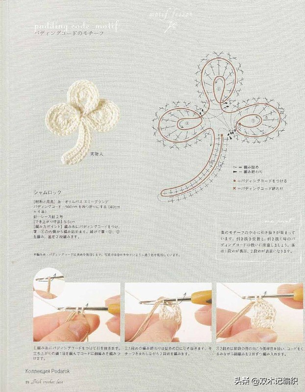 多款漂亮时尚的爱尔兰蕾丝钩花配饰手拿包包，附图解