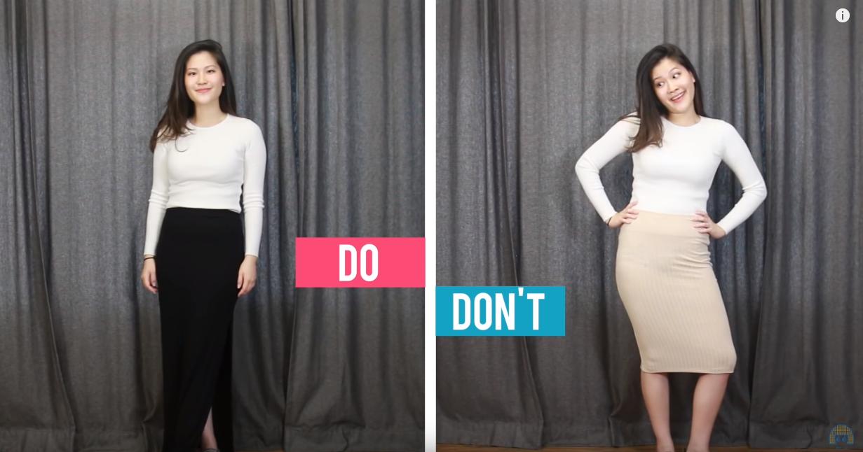 宽骨盆怎样穿搭,自信起来吧