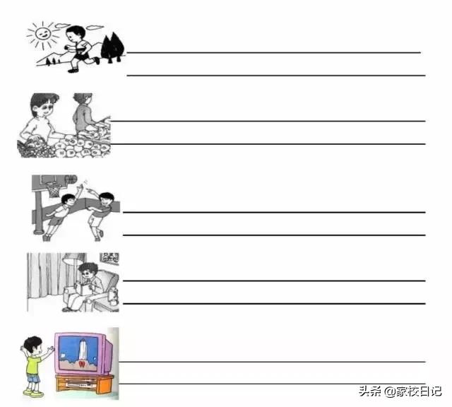 看图写话顺口溜口诀,一二年级看图写话技巧标点符号