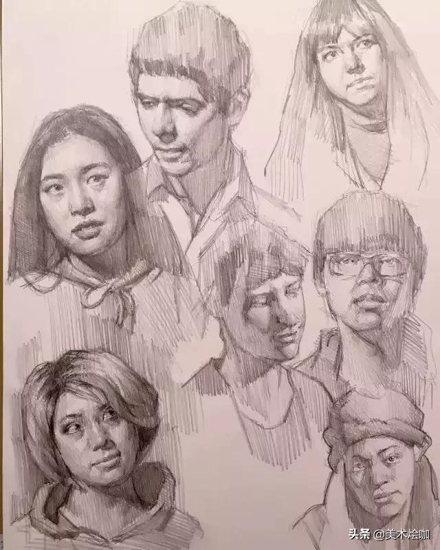 大师的素描线条,大师的素描几何体