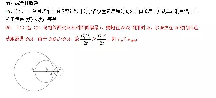 《知识与能力训练·物理八年级上》第一章机械运动(含答案)