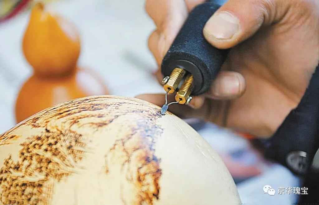 非物质文化遗产纯手工烙画,民间传统手工艺绘画