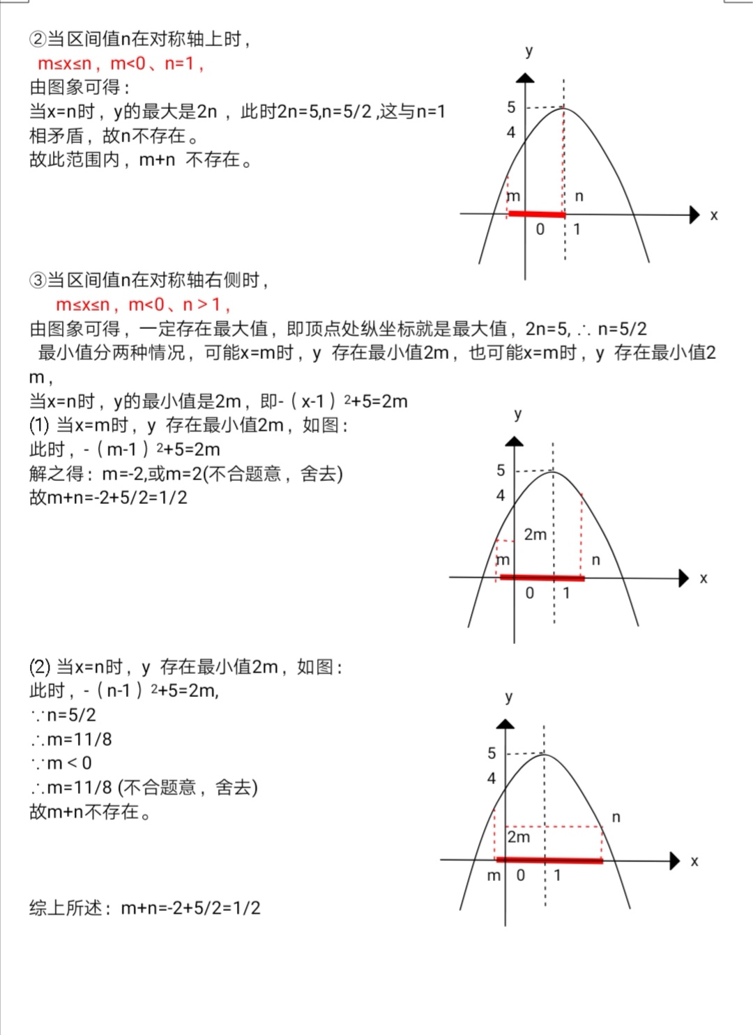 中考二次函数实际问题题型,中考二次函数区间最值问题