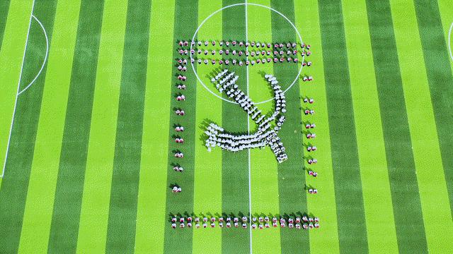 迎建党百年军训风采,青春飞扬军训