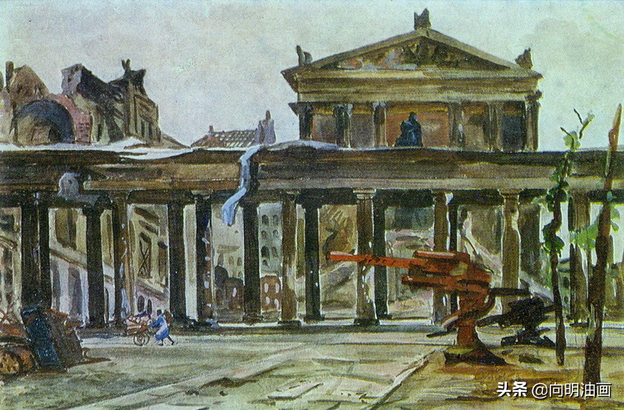 苏联人民艺术家,苏联画家亚历山大杰伊涅卡