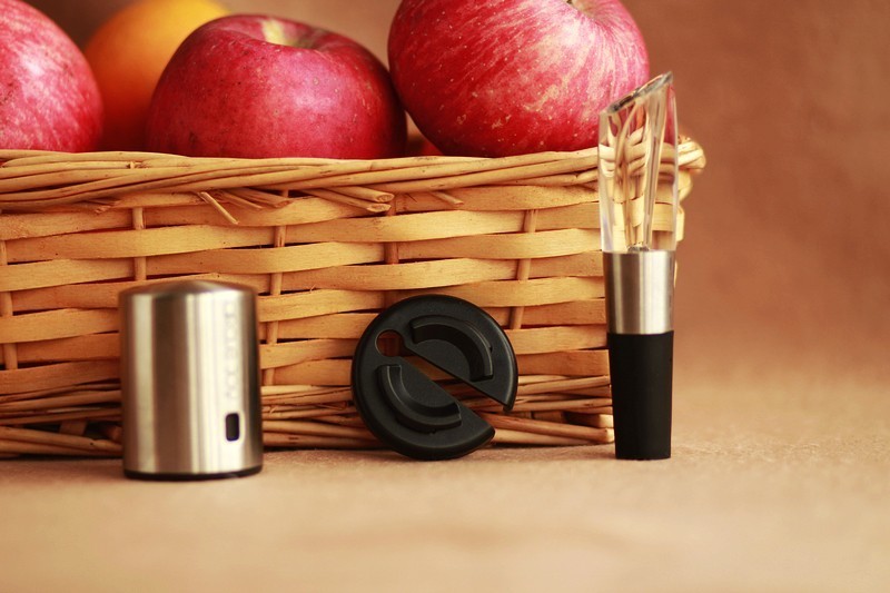 佳节必备CircleJoy圆乐电动红酒开瓶器4合1礼盒套装