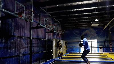 弥生异梦蹦床,合肥室内大型网红蹦床公园