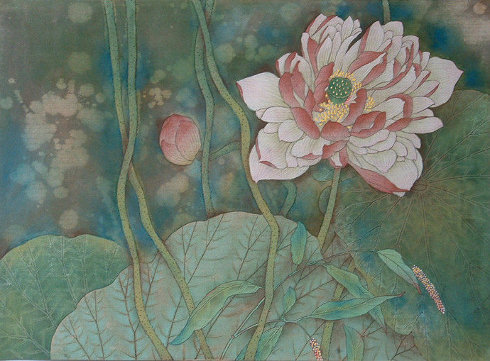 画荷花出淤泥而不染濯清涟而不妖,荷花出淤泥而不染濯清涟而不妖