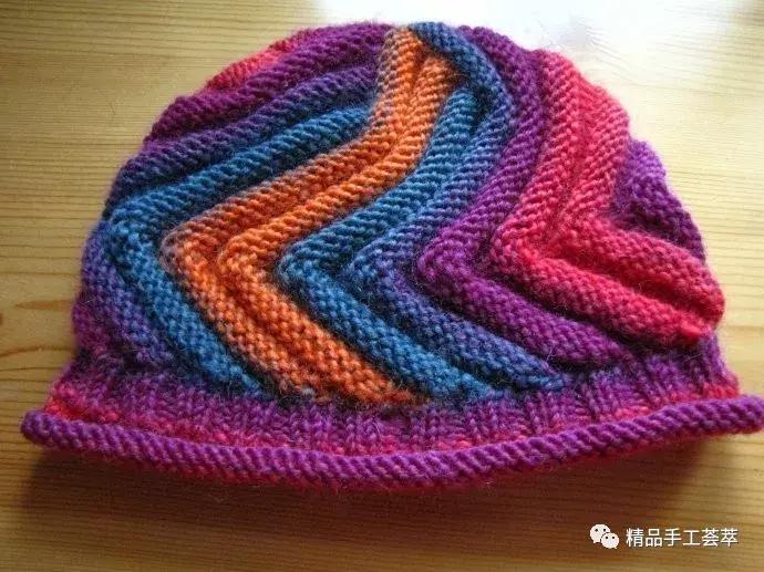 60-70岁洋气帽子织法初学,水波纹帽子的织法视频