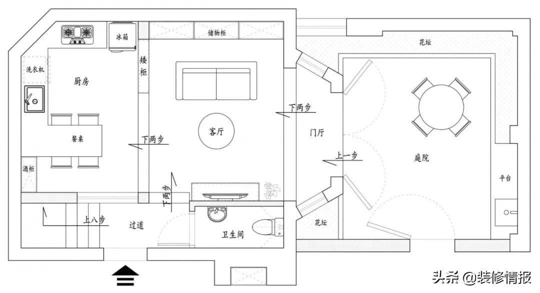 她买下32㎡上海老旧学区房,为女儿打造小桃园还有20㎡舒适大庭院