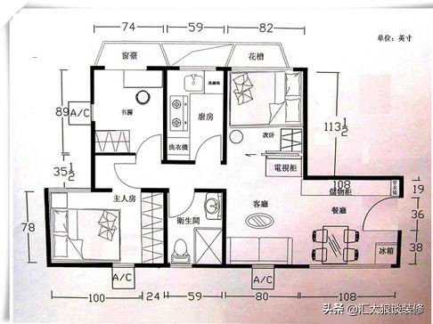 带你们看香港豪宅,60平小户型三房