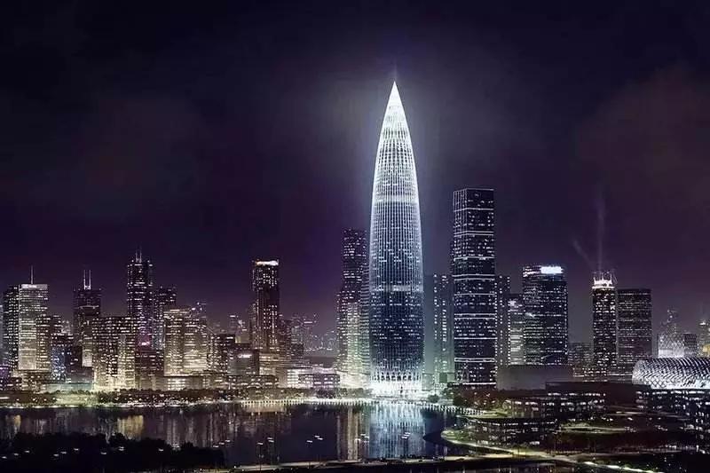 深圳华润春笋大厦最早效果图,深圳华润大厦原设计图