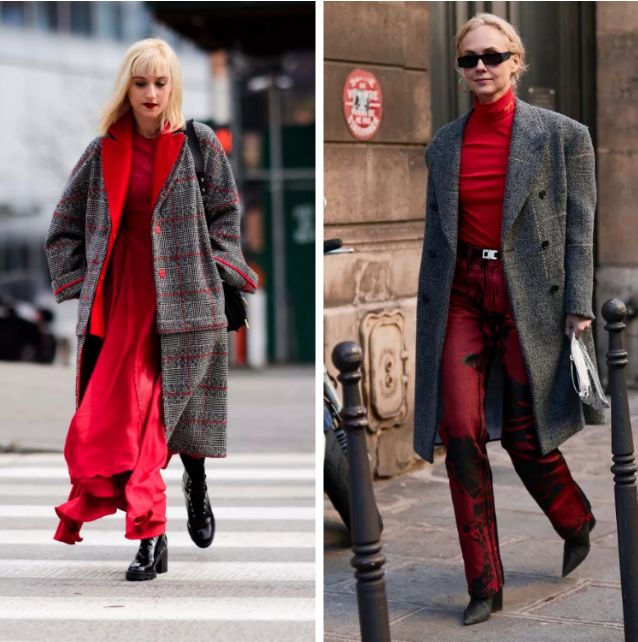 2021年最流行黄灰的穿搭,2023高级色系穿搭