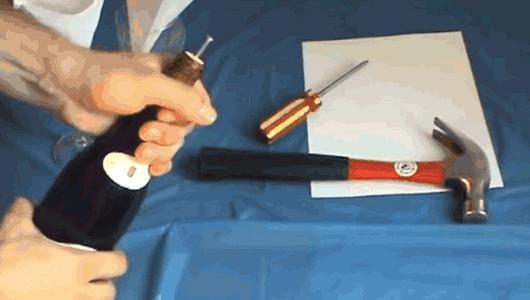 开红酒的小妙招水果刀,开红酒瓶的生活小妙招