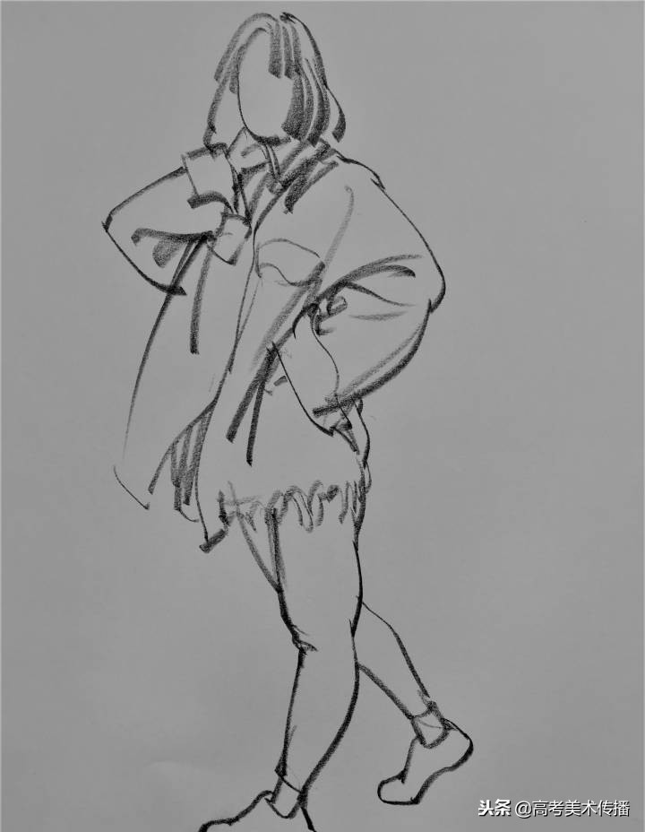 人物速写动态全集,人物动态速写默写