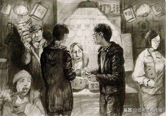 速写优秀作品,场景速写优秀作品图片