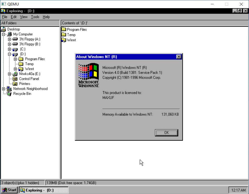 qemu安装windows虚拟机,qemu手机版安装windows教程