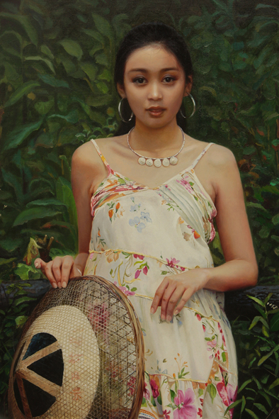 王东升画家,赵开坤人物油画作品欣赏