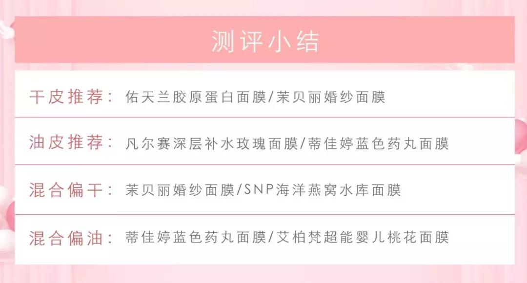 纯补水无添加面膜网红推荐,胶原蛋白面膜提拉紧致网红推荐