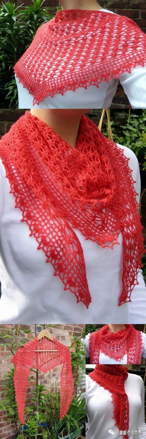 系一条三角围巾最迷人，忽冷忽热都能让你美上天！（附教程）