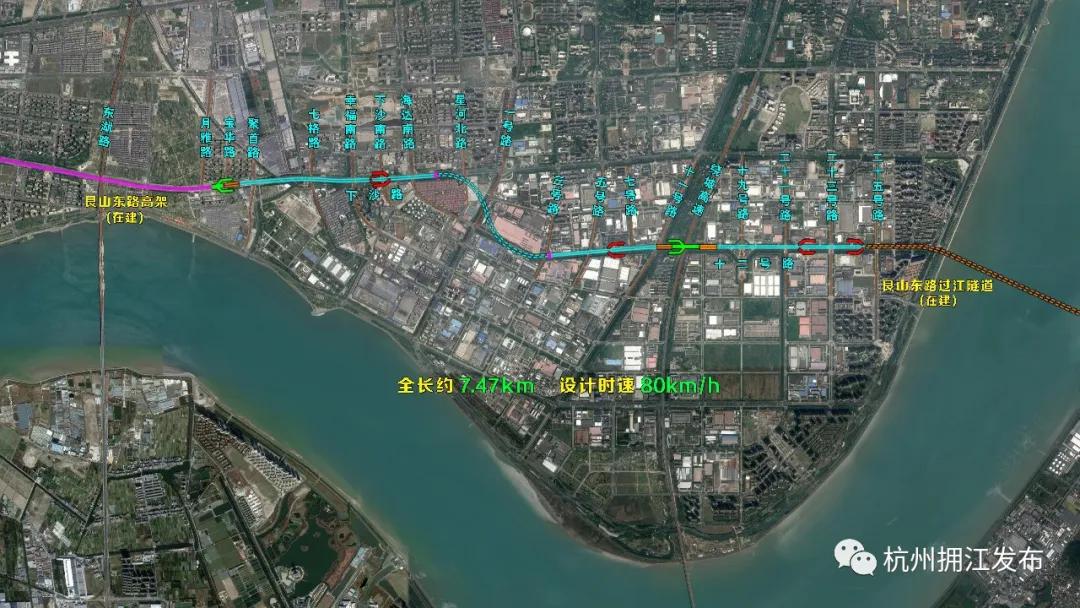 杭州亚运会高速路免费地图,杭州下沙快速路最新消息