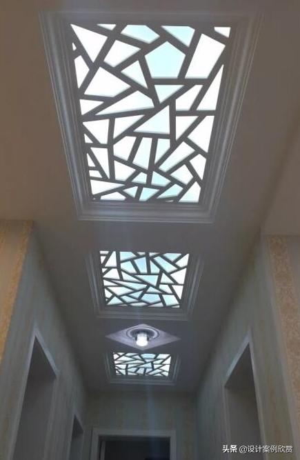 客厅吊顶镂空雕花效果图,镂空雕花板吊顶安装教程视频
