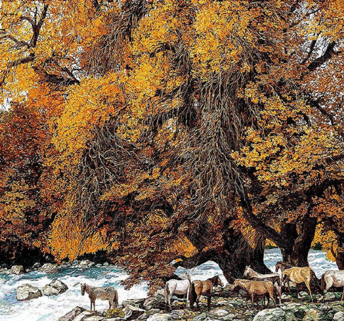 何冠林油画作品大全,何冠霖油画高清大图