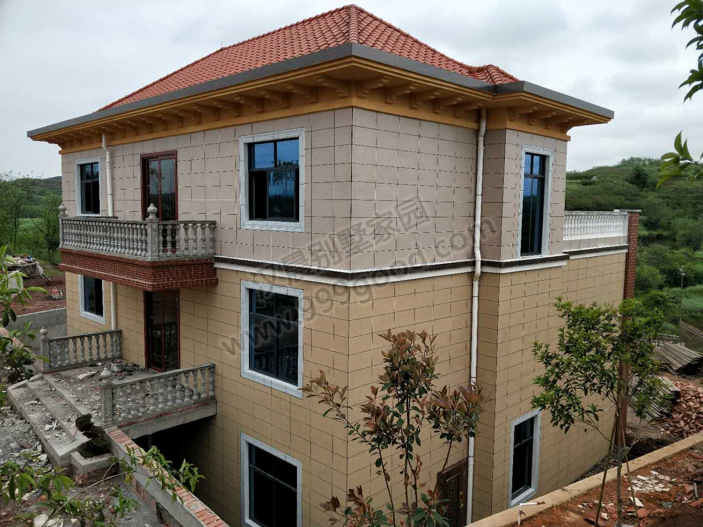 农村宅基地13x13米自建别墅图,农村自建别墅24款