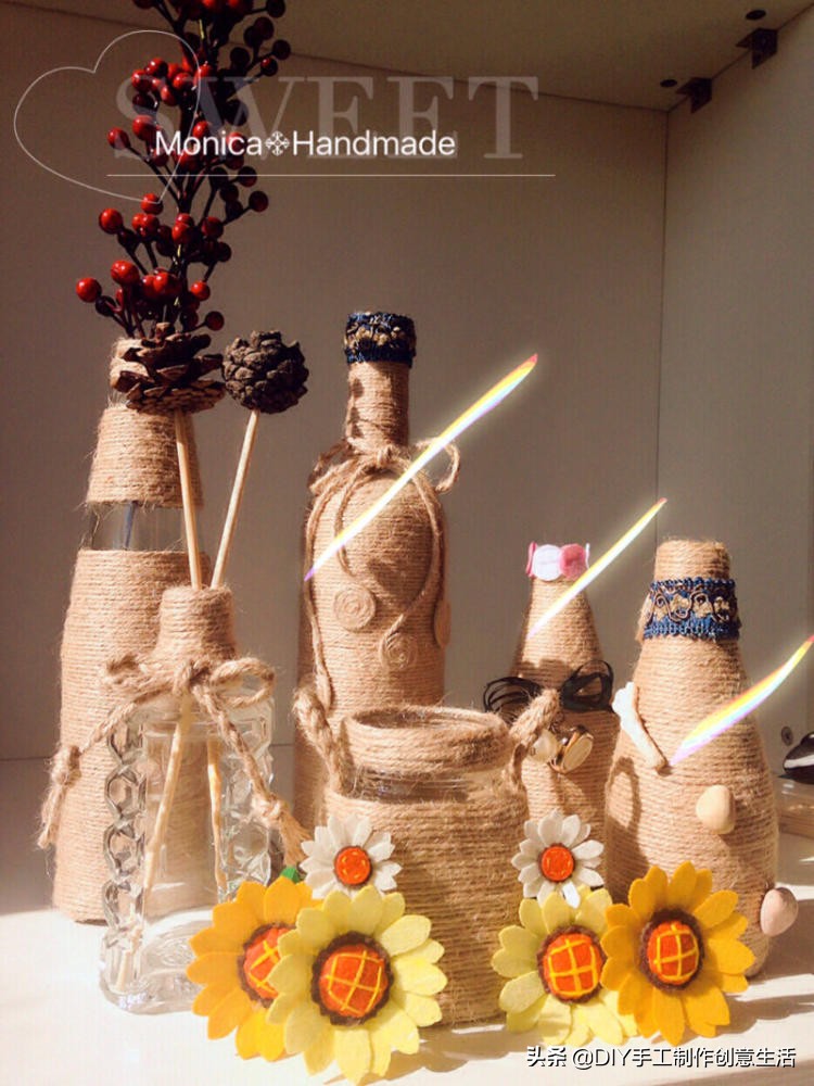 麻绳用于手工制作也是很嗨的，附手工制作教程