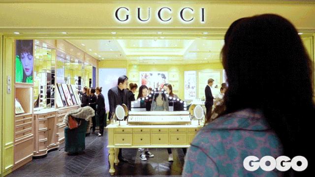 gucci上海港汇有两个专柜,gucci美妆精品店落户广州太古汇