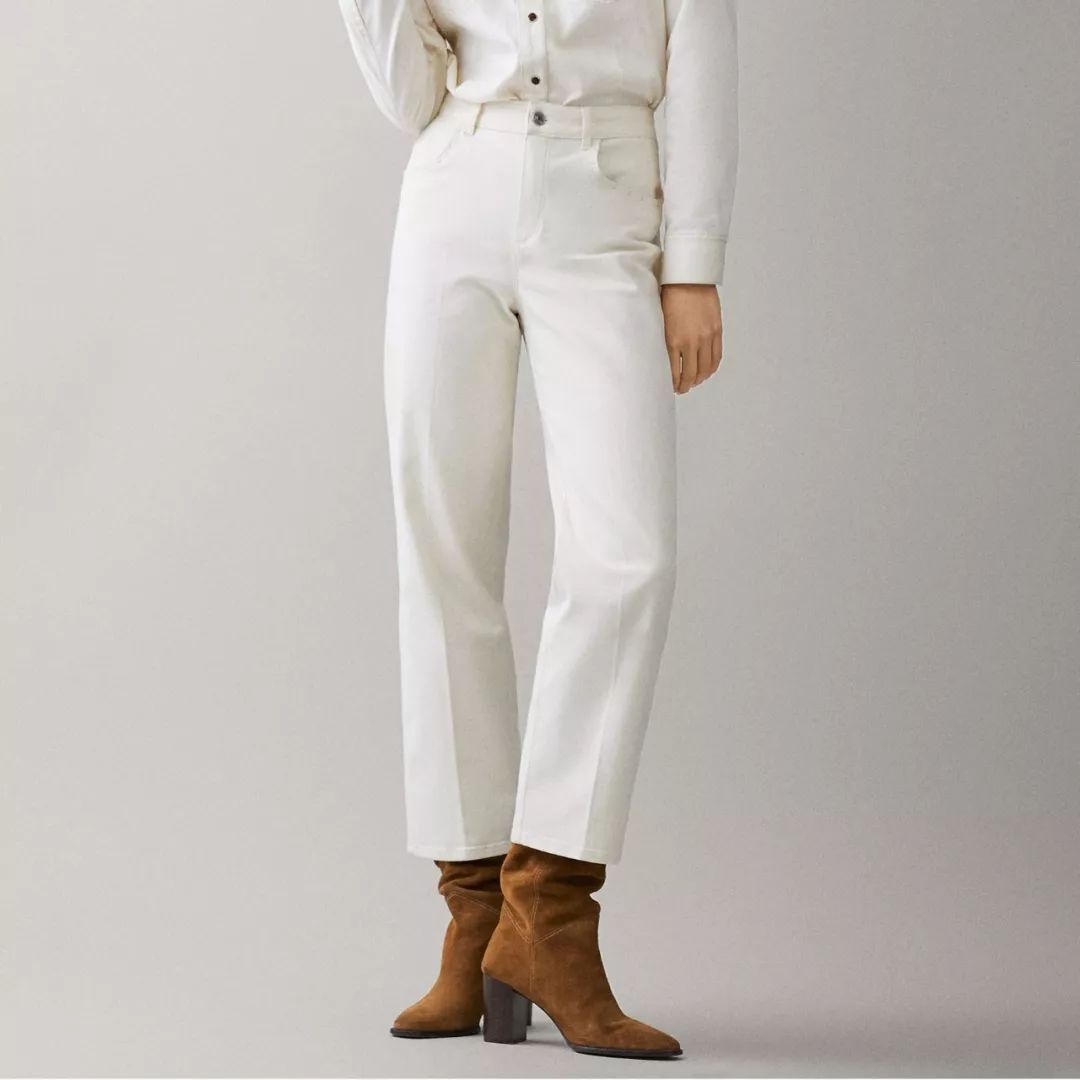 我试了九条白色牛仔裤，这四条太太太好穿了！